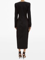 Thumbnail for your product : David Koma Sweetheart-neckline Cady Dress - Black
