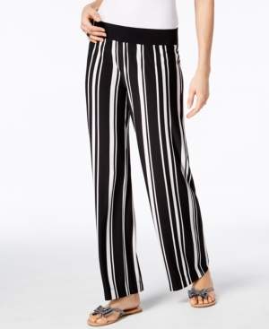 INC International Concepts Striped Soft Pants, Created for Macy's