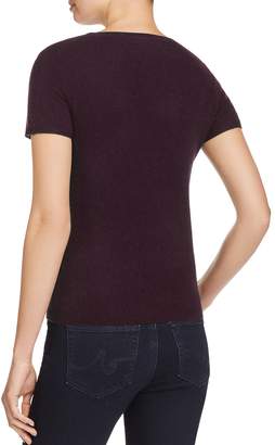 C by Bloomingdale's Cashmere Short-Sleeve Sweater - 100% Exclusive