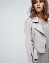 Thumbnail for your product : AllSaints Pink Leather Jacket
