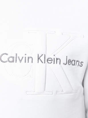 CK Calvin Klein embroidered logo sweatshirt