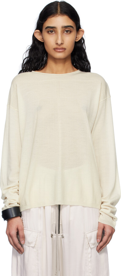 Rick Owens Off-White Hollywood Pull Sweater