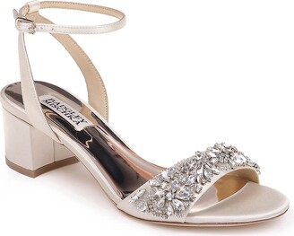 badgley mischka finesse embellished ankle strap sandal