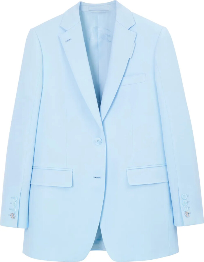 Burberry Single-Breasted Wool Blazer