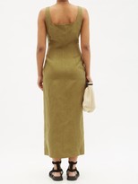 Thumbnail for your product : Mara Hoffman Angelica Buttoned Midi Dress - Green