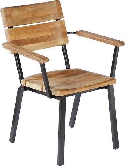 Barlow Tyrie Titan Outdoor Dining Armchair in Brown