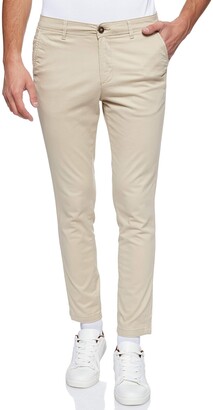 Jack and Jones Beige Trousers For Men | Shop the world's largest collection  of fashion | ShopStyle UK