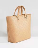 Thumbnail for your product : Marc B Quilted Tote Bag With Chain Detail