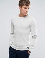 Thumbnail for your product : Selected Ribbed Crew Neck Sweater
