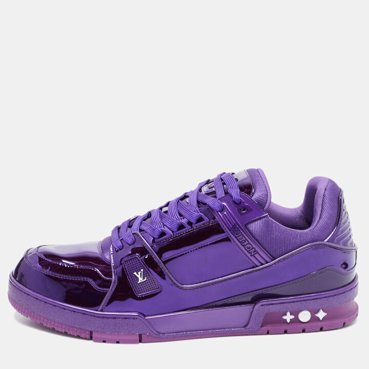 purple lv sneakers