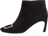 Thumbnail for your product : Roger Vivier Trompette Extra Low Suede Bootie