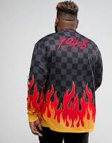 Thumbnail for your product : Puma Plus Long Sleeve Top With Flame Print Exclusive To Asos