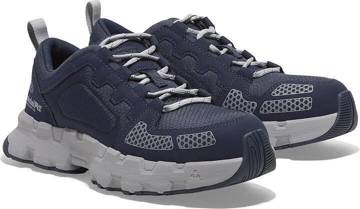 Timberland Powertrain EV Composite Safety Toe Men's Work Boots Navy/Grey : 7 E - Wide Textile