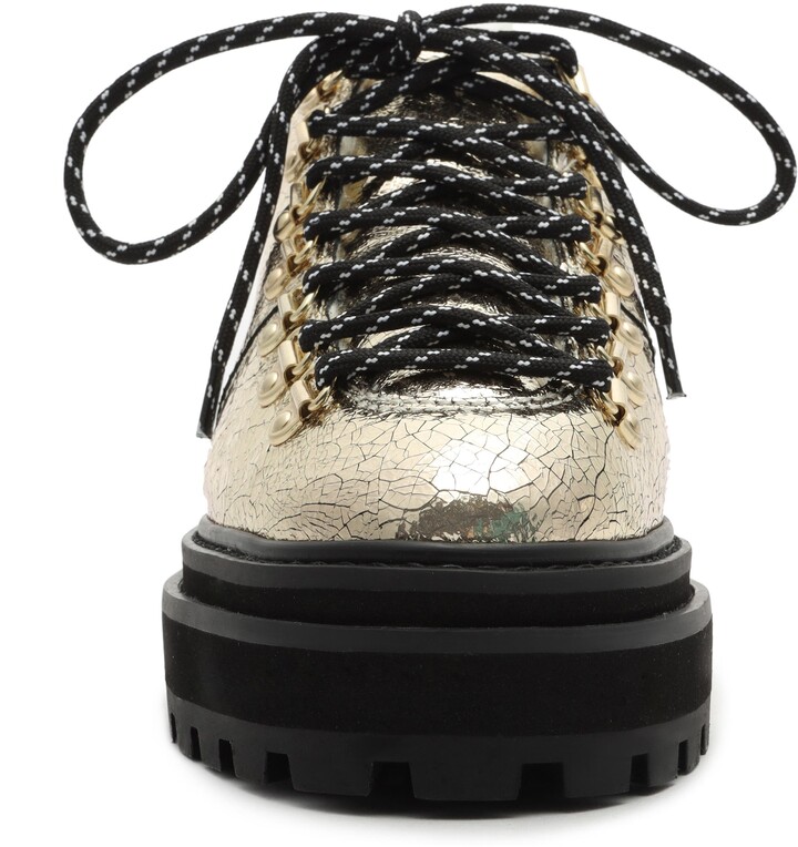 Schutz Lucille Faux Shearling Lined Ankle Boot ShopStyle