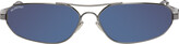 Thumbnail for your product : Balenciaga Silver Oval Sunglasses