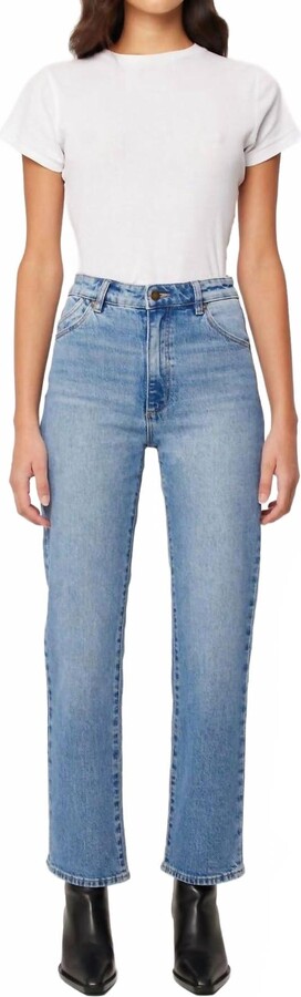 ROLLA'S Original Straight Leg Jeans In Brad Blue