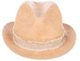 Thumbnail for your product : Rag & Bone Grosgrain-Trimmed Straw Hat