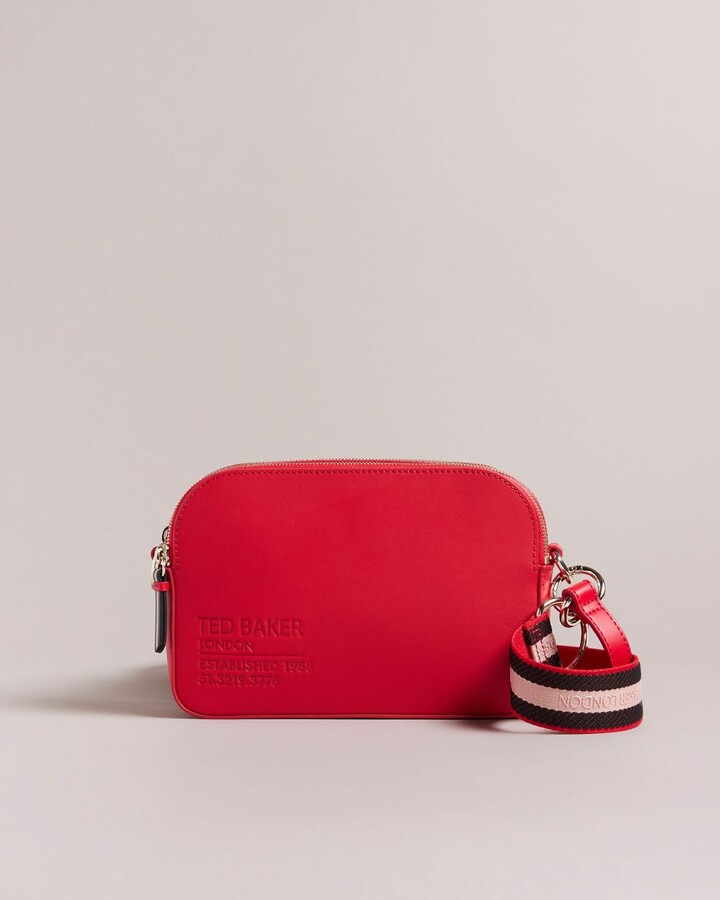 Ted Baker Darcelo Crossbody bag smooth cow leather red - 260463-RED-TB |  wardow.com