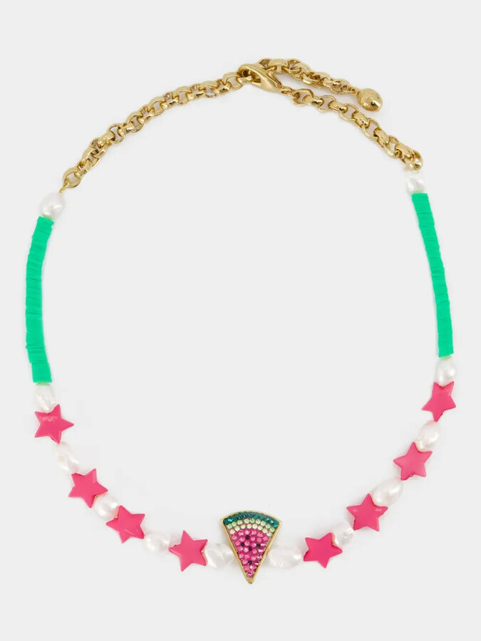 Shourouk Watermelon necklace