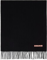 Thumbnail for your product : Acne Studios Black Wool Canada Scarf
