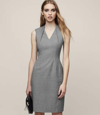 Reiss AUSTIN DRESS TAILORED DRESS Grey