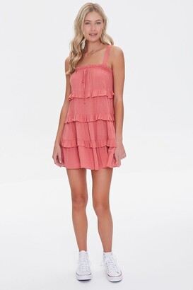 Forever 21 Tiered Ruffle Mini Dress