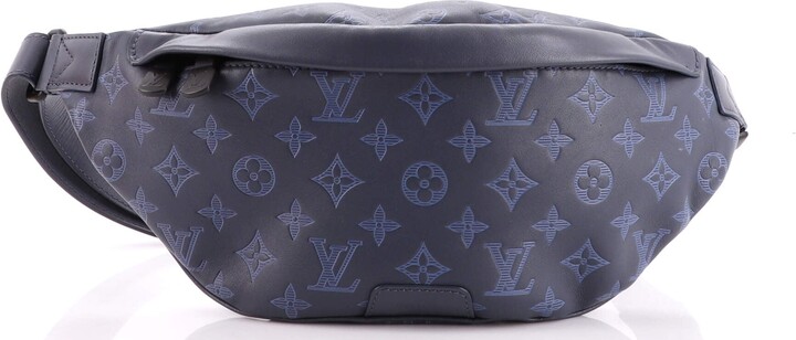 Louis Vuitton Discovery Bumbag Monogram Shadow Leather Black