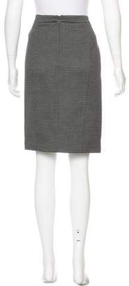 Akris Punto Striped Knee-Length Skirt