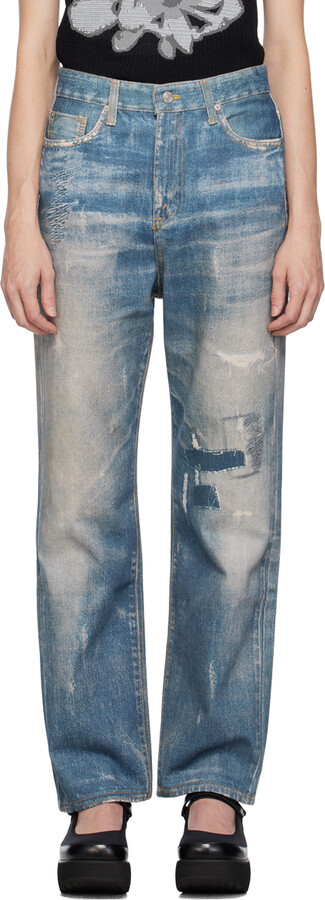 ★OPEN YY★ RIPPED BOOTS CUT JEANS Open YY - Ripped Bootcut Jeans | HBX - Globally Curated