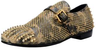 Giuseppe Zanotti Leather Rock Studs Loafers Shoes