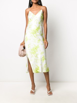 AllSaints Safari-Print Slip Dress