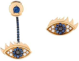 Delfina Delettrez 'Eyes on me' diamond and sapphire earrings