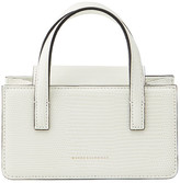 Thumbnail for your product : Marge Sherwood Square Mini Snake-Print Top Handle Bag