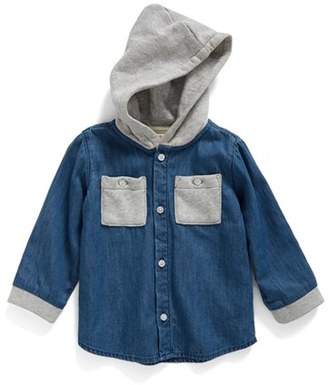 Infant Boy's Tucker + Tate Terry Chambray Hoodie