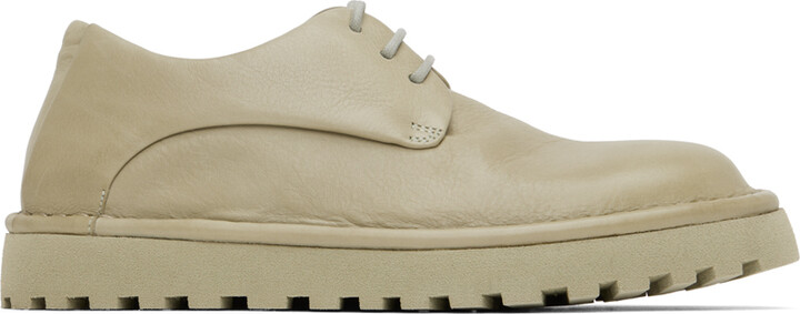 Marsèll SSENSE Exclusive Green Gomme Pallottola Pomice Derbys