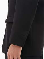 Thumbnail for your product : Jil Sander Single-breasted Wool-gabardine Suit Jacket - Mens - Black