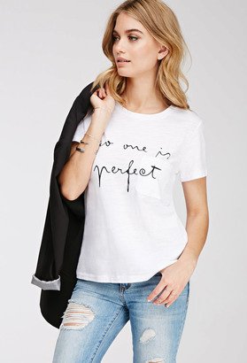 Forever 21 Contemporary Slub Knit Perfect Tee