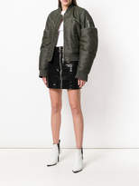 Thumbnail for your product : Helmut Lang piped trim bomber jacket