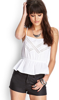 Thumbnail for your product : Forever 21 Embroidered Crochet Cami