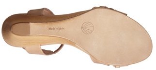 Coclico 'Kansas' Leather Ankle Strap Wedge Sandal (Women)