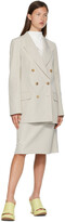 Thumbnail for your product : Nina Ricci Grey Oversized Double-Breasted Blazer