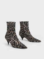 Thumbnail for your product : Charles & Keith Leopard Print Ankle Boots