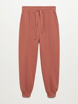 Thumbnail for your product : MANGO Joggers - Dark Red