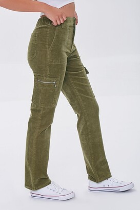 Forever 21 Corduroy Cargo Pants - ShopStyle