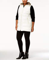 Thumbnail for your product : Charter Club Plus Size Faux-Fur-Collar Puffer Vest, Created for Macy's