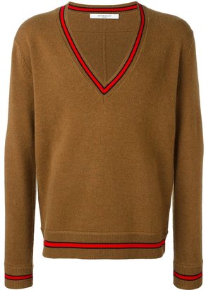 Givenchy contrast trim sweater