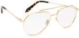 Thumbnail for your product : Victoria Beckham Grooved Aviator Glasses