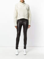 Thumbnail for your product : Helmut Lang leather leggings