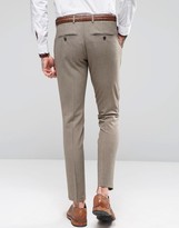 Thumbnail for your product : Selected Skinny Dogtooth Wedding Suit Pants With Stretch