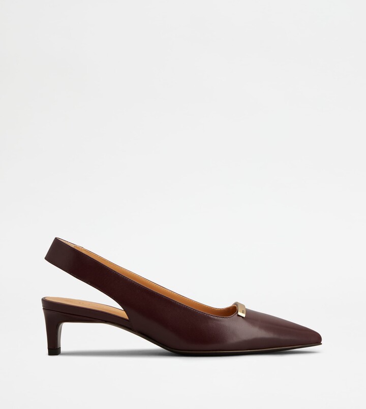 Tod's Slingback Pumps in Leather